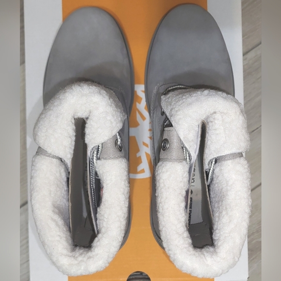 🎡[NEW] Timberland Gray Fleece Nubuck Boots (8.5) - Picture 7 of 10